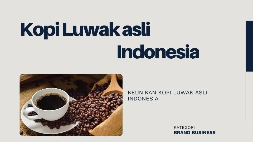 Kopi Luwak asli Indonesia