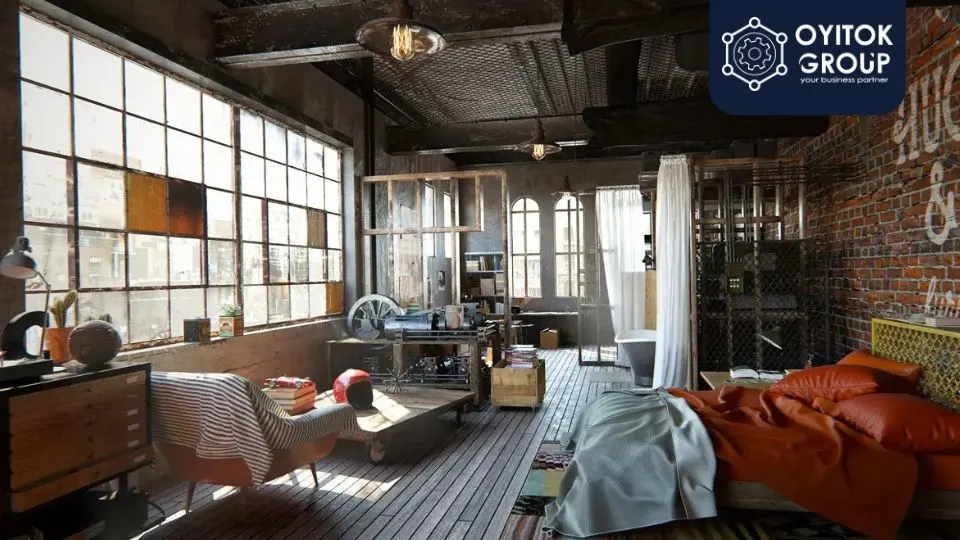 Interior designer dengan sentuhan industrial