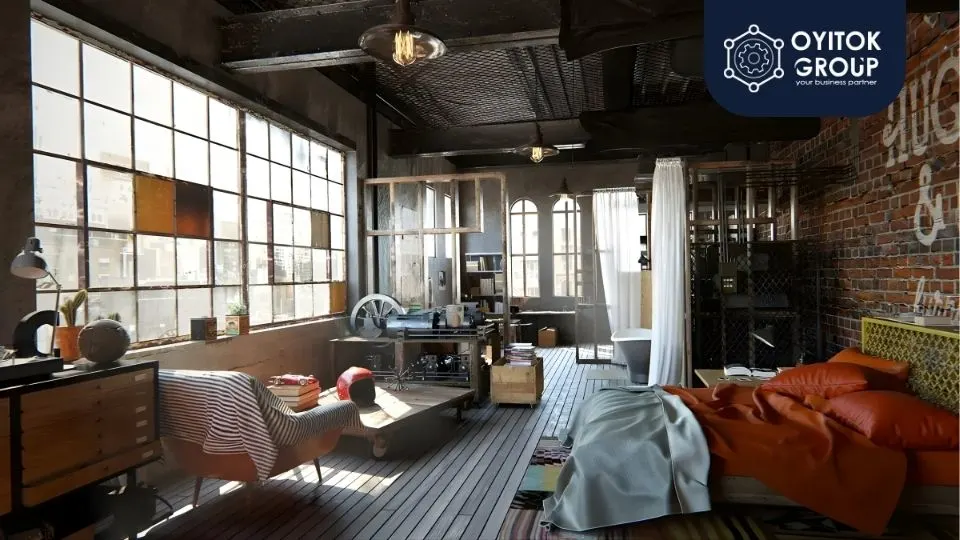 inspirasi desain interior inustri