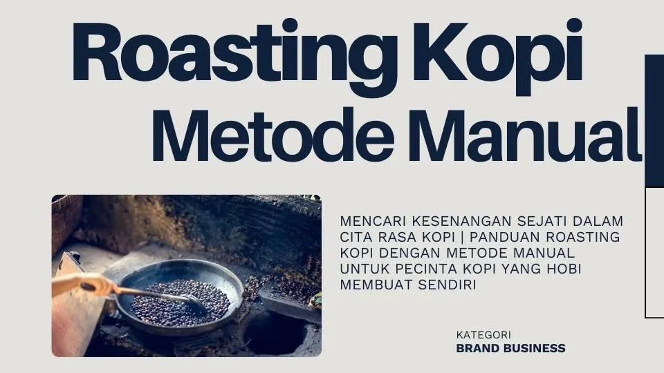 roating kopi metode manual