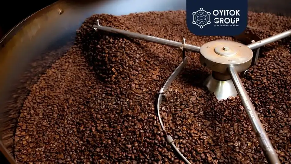 roasting coffe