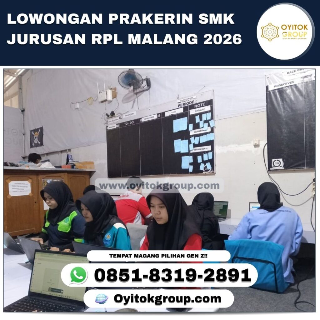 LOWONGAN PRAKERIN SMK JURUSAN RPL MALANG 2026